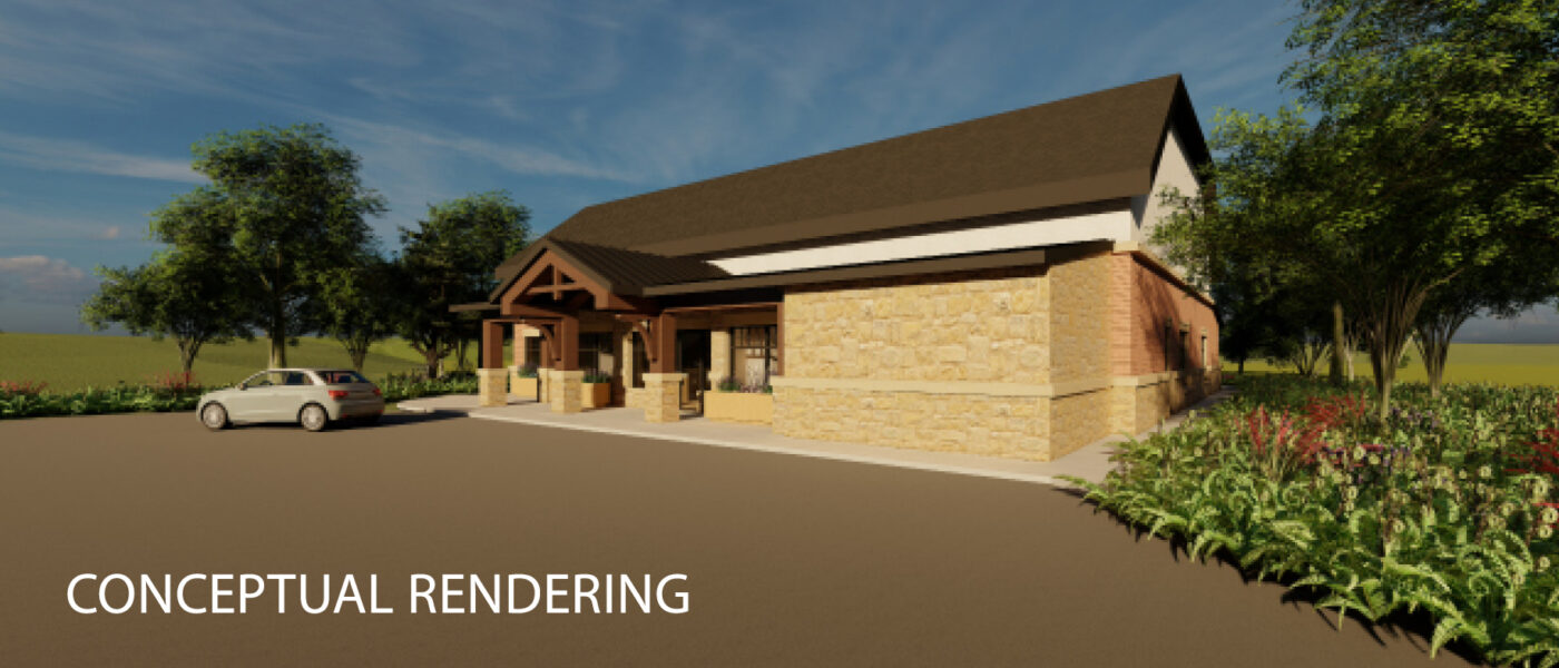 A rendering of the clubhouse