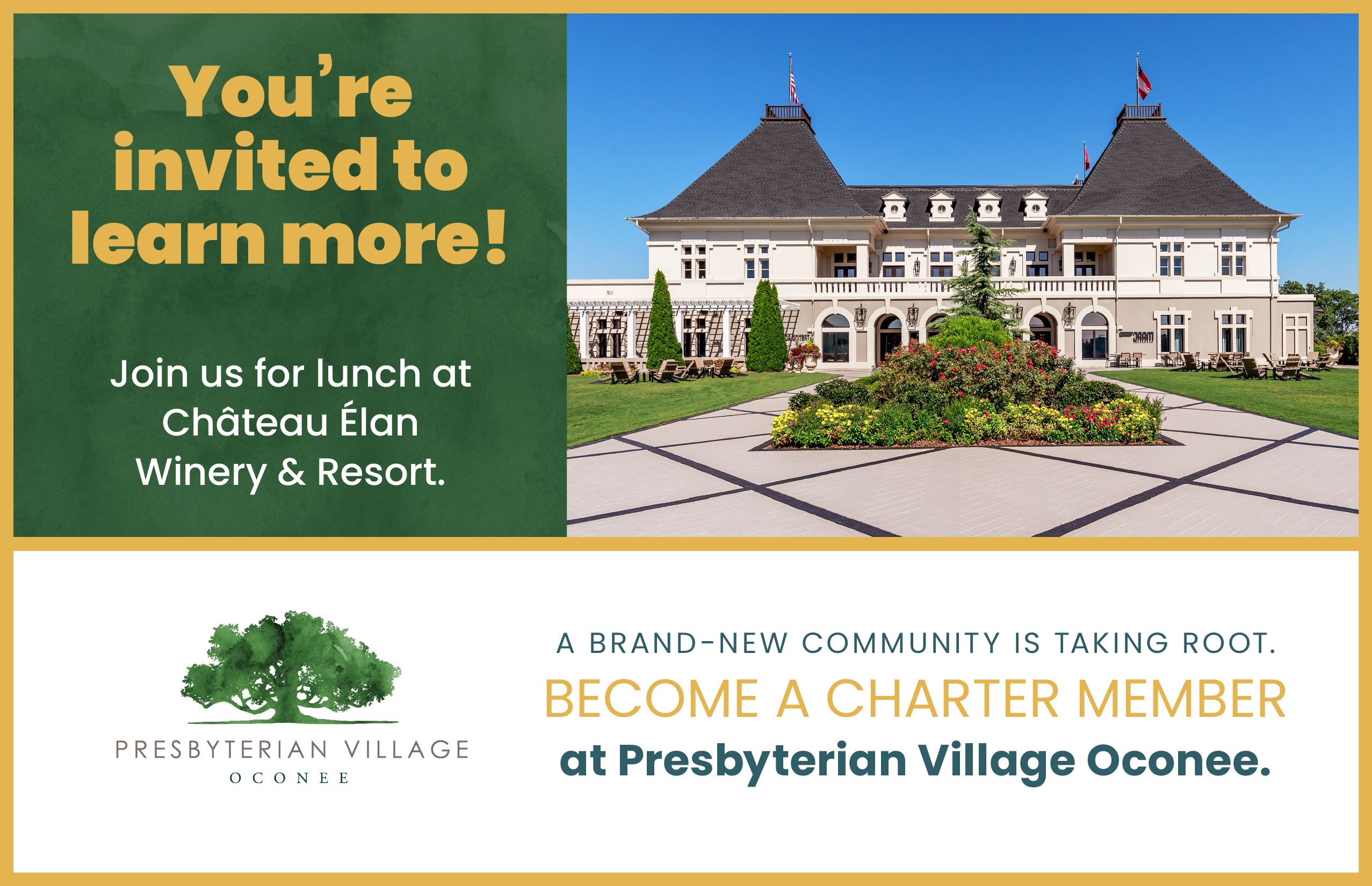 Chateau event for Presbyterian Village Oconee