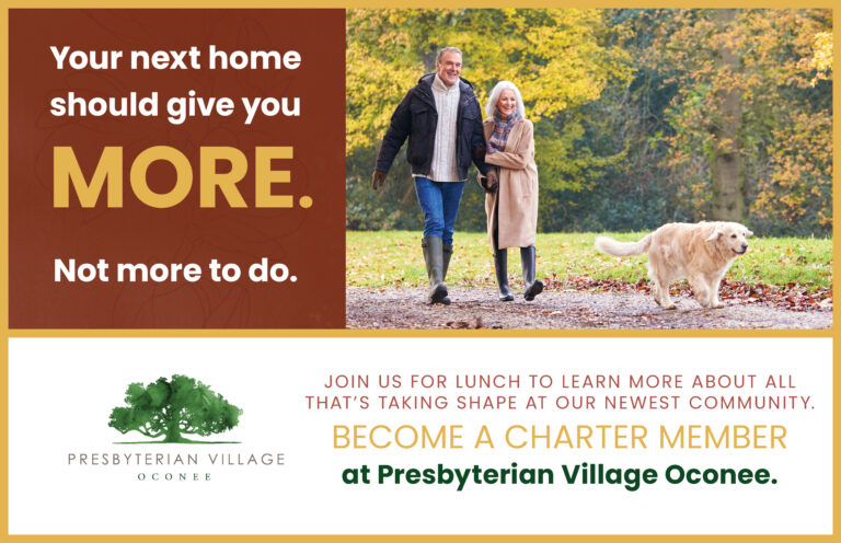 Join us for a lunch event at our sister campus, Presbyterian Village Athens.